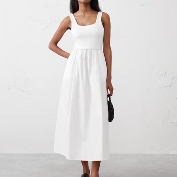 Banana Republic Dresses & Skirts - NWT Banana Republic Factory White Midi Dress
